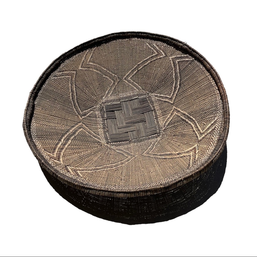 Tonga African Weaved Basket 25"
